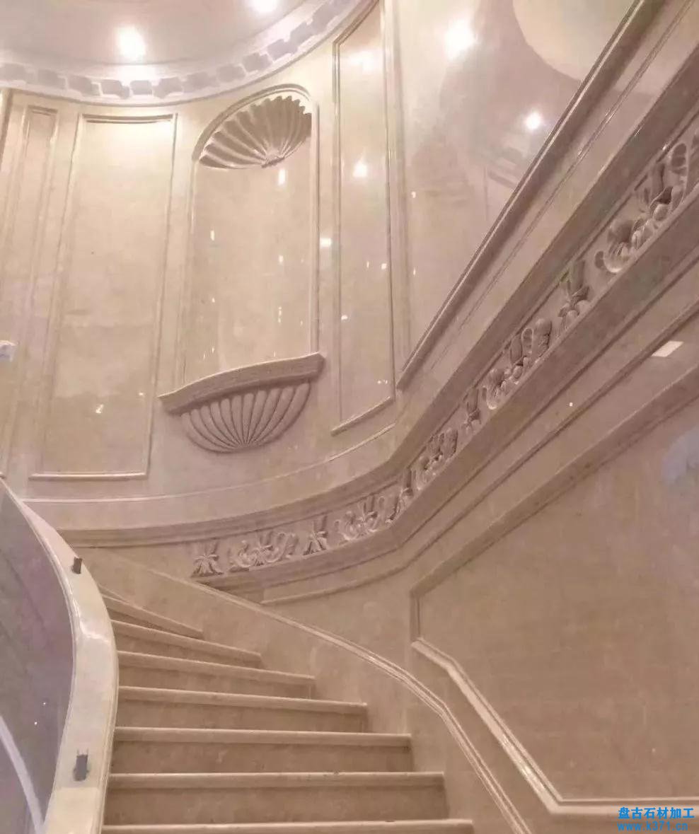 關于樓梯大理石側墻板造型方案的基本畫法